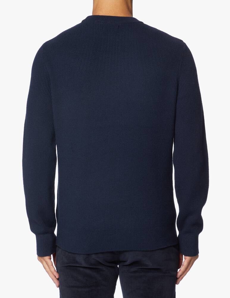 rinascente Farah Maglione girocollo in cotone lana horace a coste