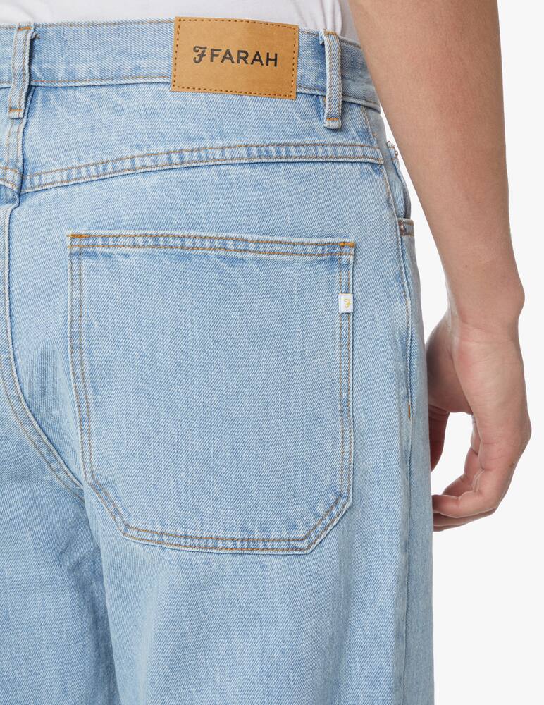 rinascente Farah Jeans d cropped relaxed fit - azzurro