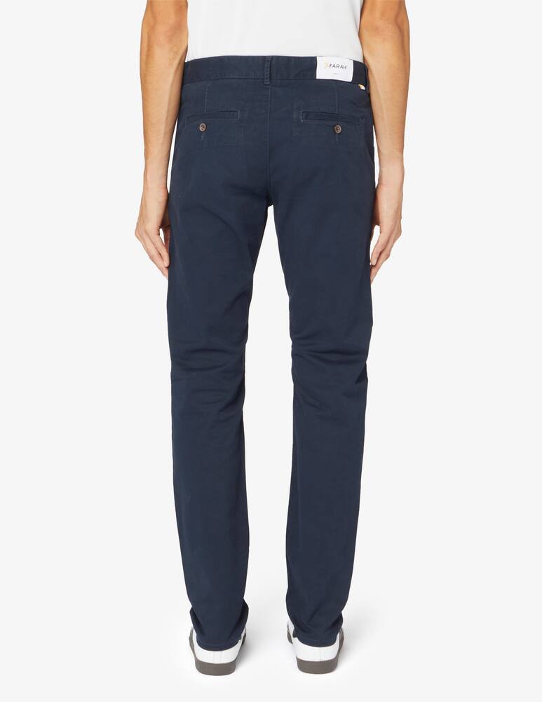 rinascente Farah Cotton twill chino pant - Blue