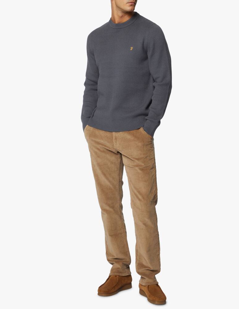 rinascente Farah Maglione girocollo in cotone lana horace a coste