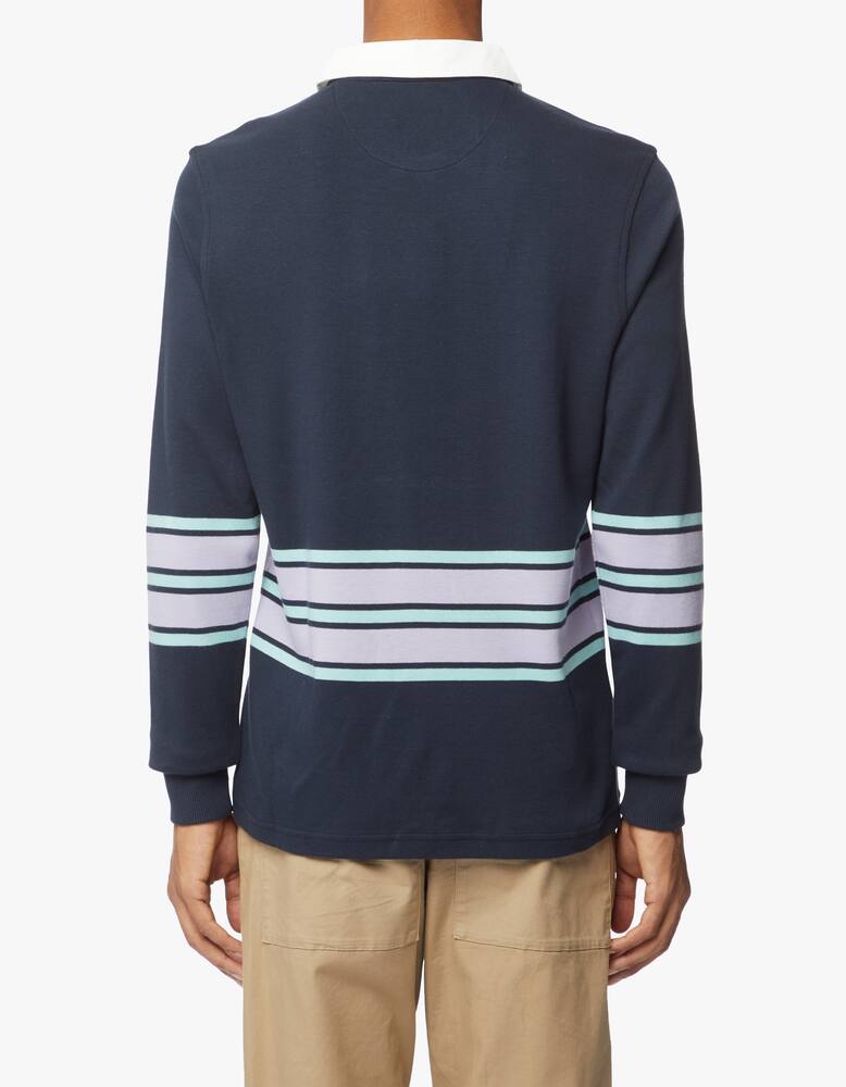 rinascente Farah Bartow long sleeve rugby polo shirt