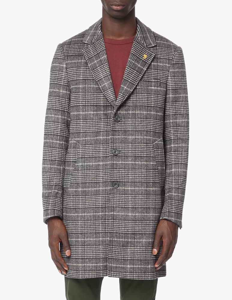 rinascente Farah Redwood check coats