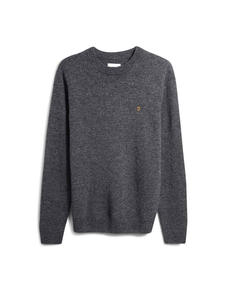 rinascente Farah Maglia girocollo in lana birchall - Grigio