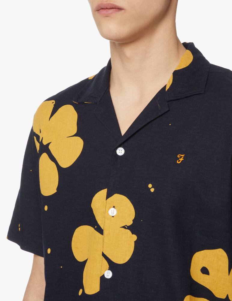 rinascente Farah Camicia a manica corta - blu