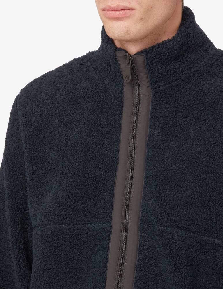 rinascente Farah Fzip teddy jacket - Blue