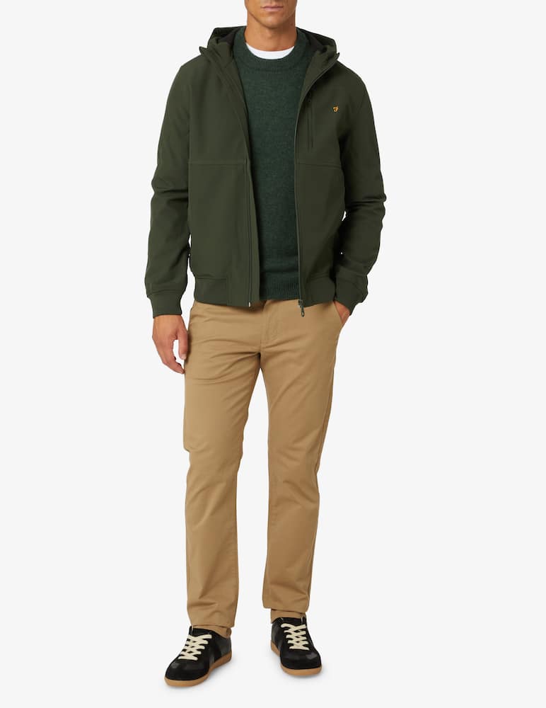 rinascente Farah Rudd softshell hooded jacket - Green