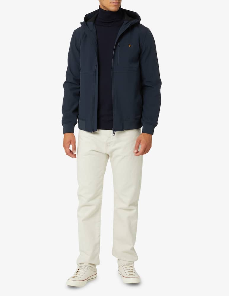 rinascente Farah Giacca con cappuccio rudd softshell - Blu