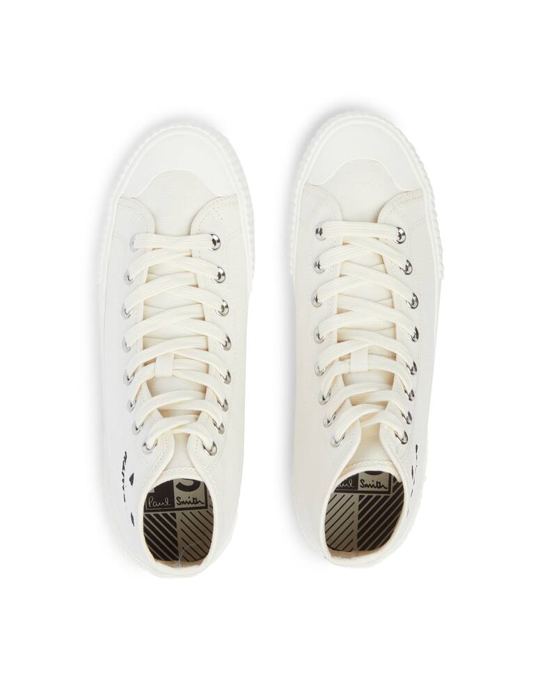 rinascente PS Paul Smith Kibby hi top canvas sneakers - white