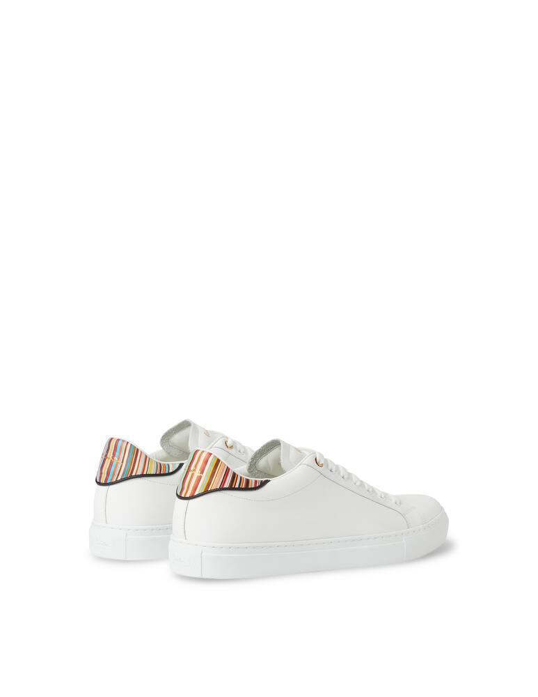 rinascente Paul Smith Beck f cass multistripes heel low shoes - white