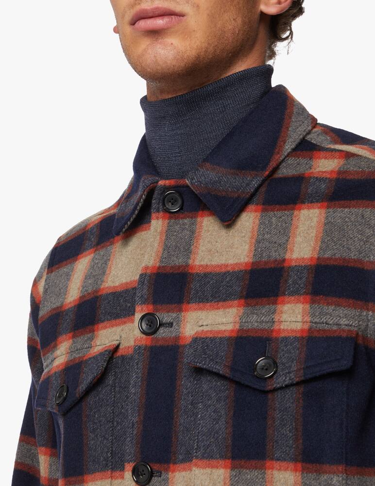 rinascente PS Paul Smith Giacca camicia a quadri panno