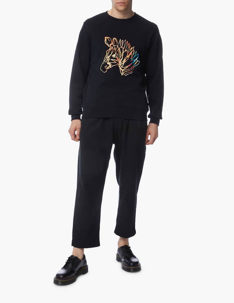 rinascente PS Paul Smith Flocked zebra sweatshirt