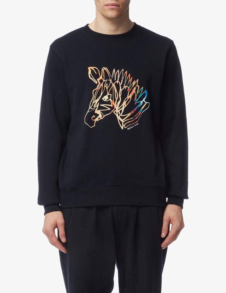 rinascente PS Paul Smith Flocked zebra sweatshirt