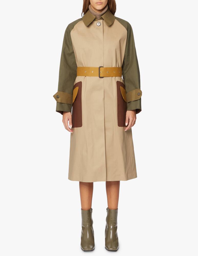 rinascente MACKINTOSH Trench in cotone con cintura