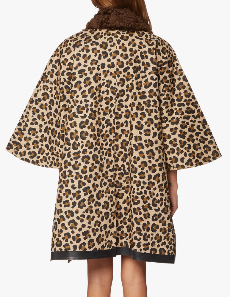 rinascente MACKINTOSH Mantella in cotone stampa leopardata