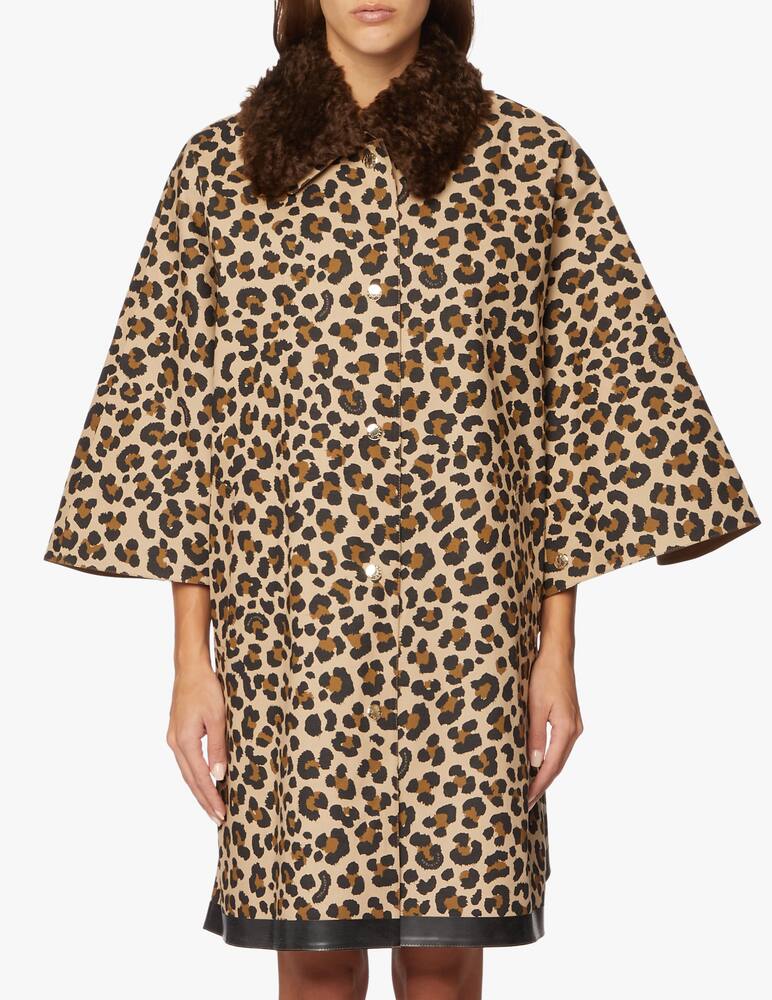 rinascente MACKINTOSH Mantella in cotone stampa leopardata