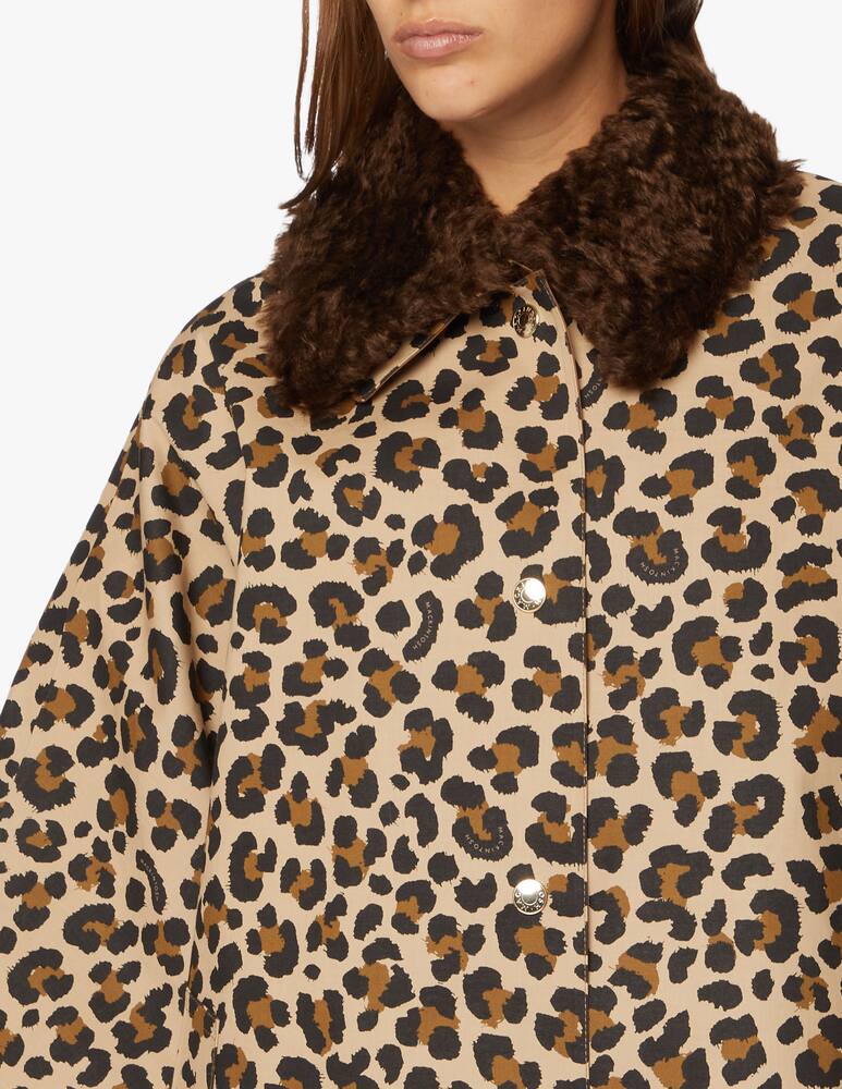 rinascente MACKINTOSH Mantella in cotone stampa leopardata