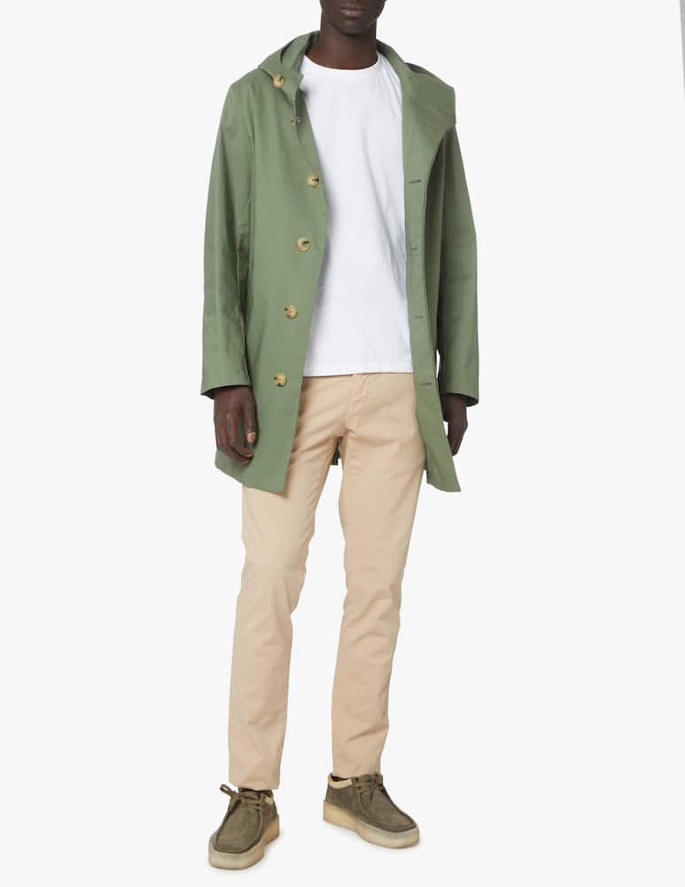 rinascente MACKINTOSH Giacca chryston con cappuccio - verde