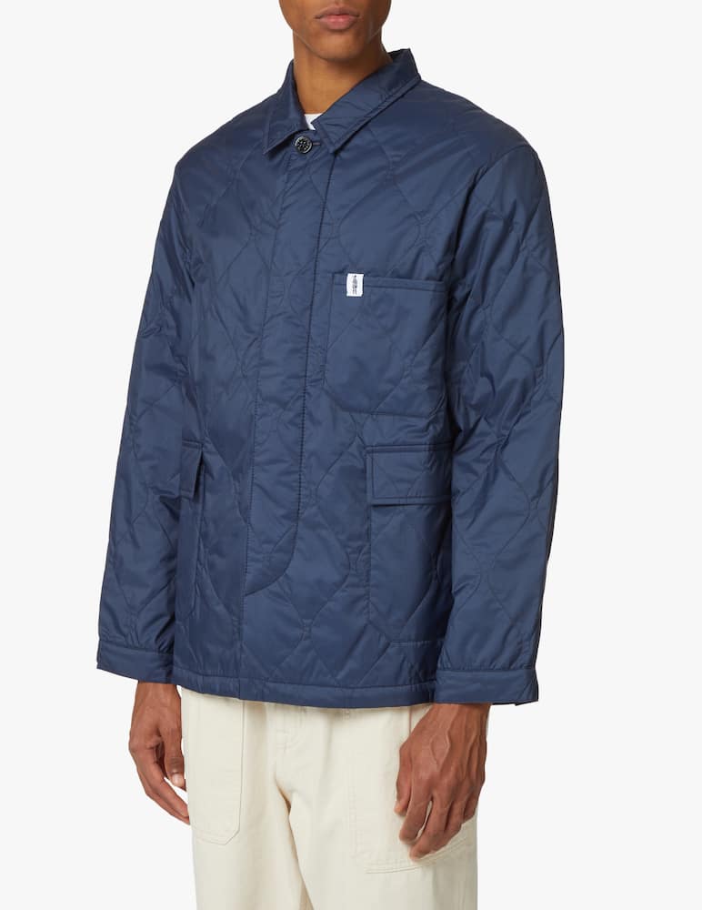 rinascente MACKINTOSH Nylon quilted chore jacket - blue