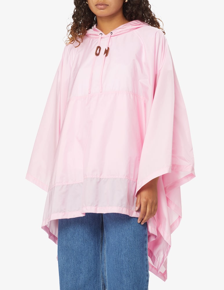 MACKINTOSH Alness nylon hooded poncho - Pink - picture 1 MACKINTOSH Alness nylon hooded poncho - Pink - picture 1
