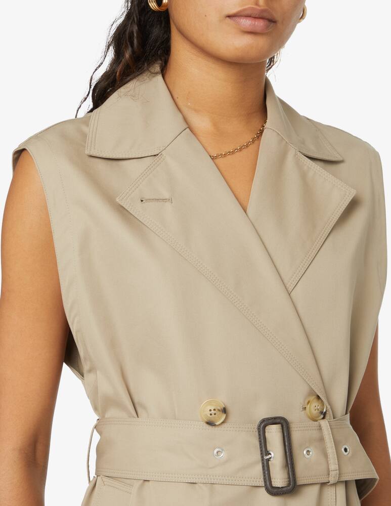 rinascente MACKINTOSH Aplina sleeveless trench coat  - Beige