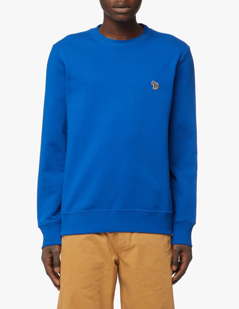 PS Paul Smith Zebra basic roundneck sweater - blue - picture 3 PS Paul Smith Zebra basic roundneck sweater - blue - picture 3