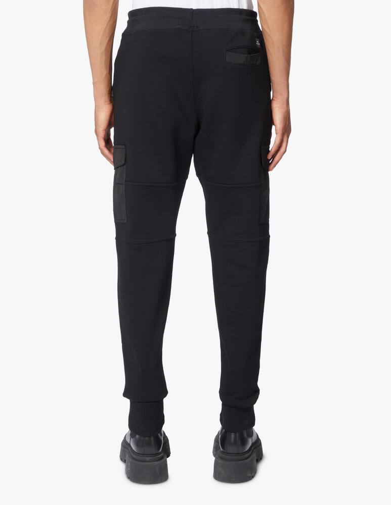 rinascente PS Paul Smith Patch jogger ripstop pant - black