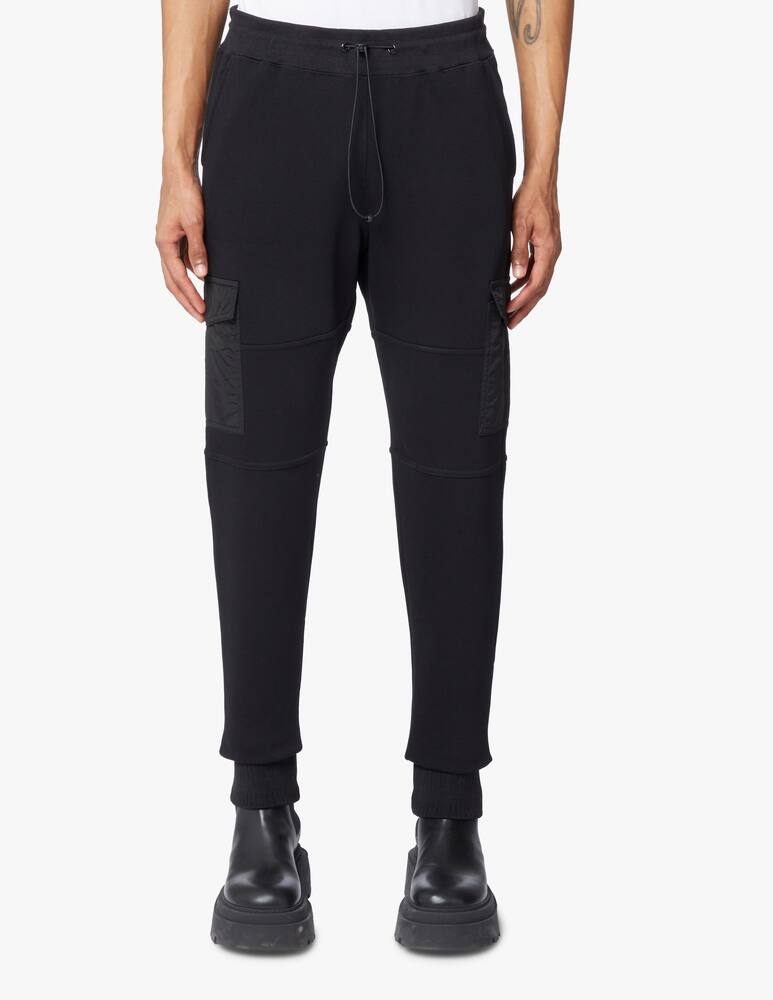 rinascente PS Paul Smith Patch jogger ripstop pant - black