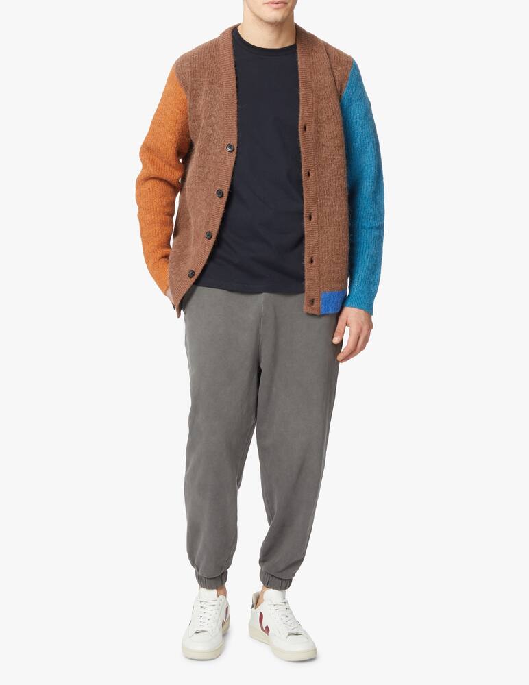 rinascente PS Paul Smith Color block rips t-shirt - blue