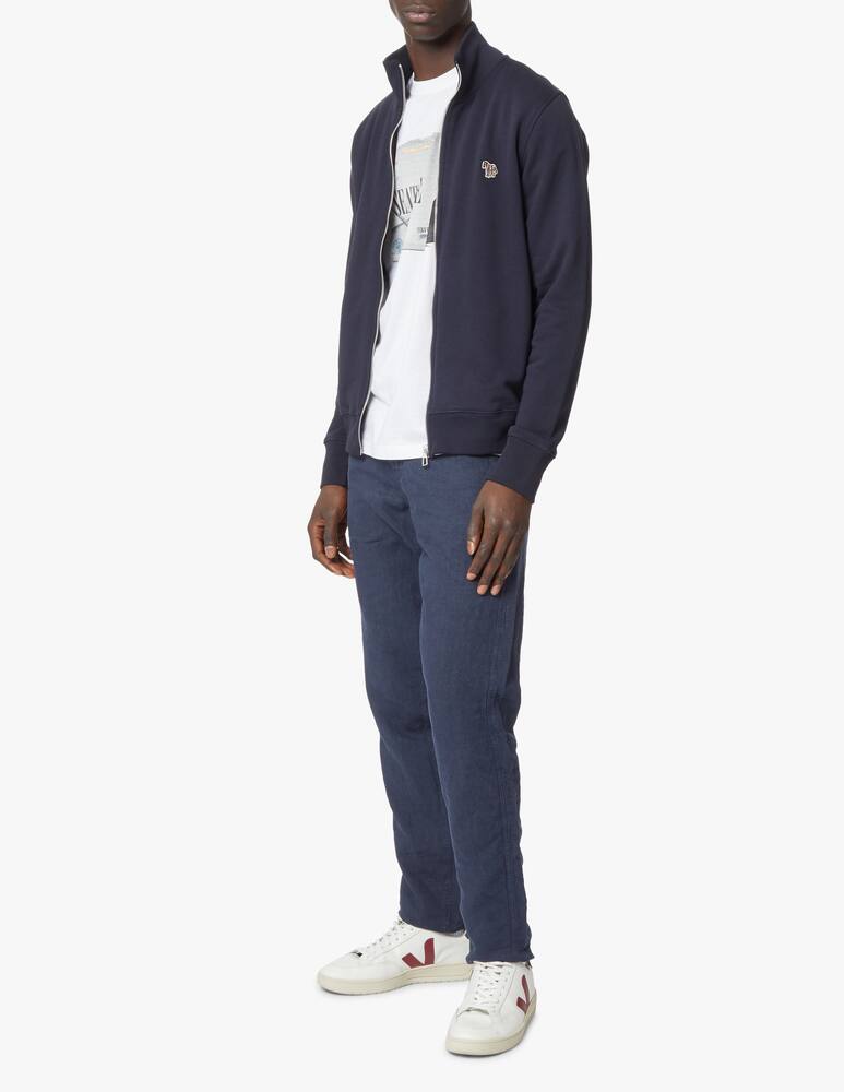 rinascente PS Paul Smith Zip regular zebra sweater - Blue