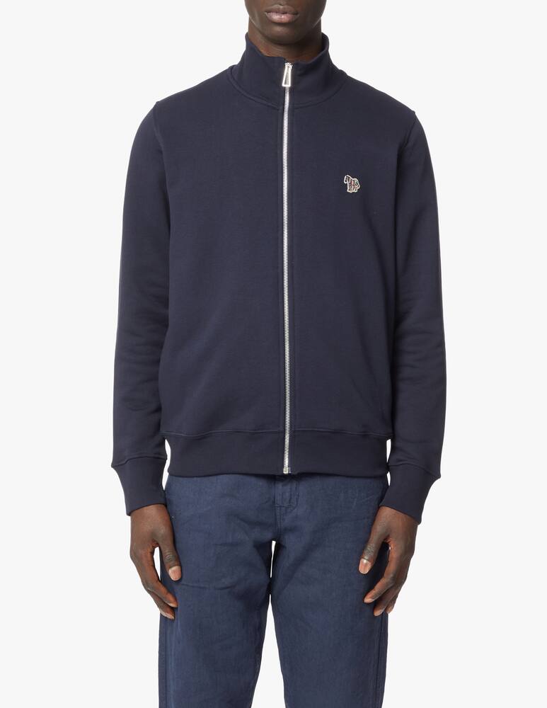 PS Paul Smith Maglia regular con zip zebra - Blu - immagine 1 PS Paul Smith Maglia regular con zip zebra - Blu - immagine 1