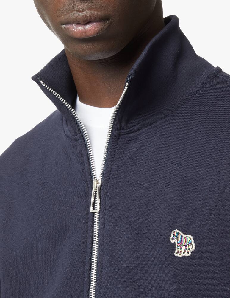 PS Paul Smith Maglia regular con zip zebra - Blu - immagine 5 PS Paul Smith Maglia regular con zip zebra - Blu - immagine 5