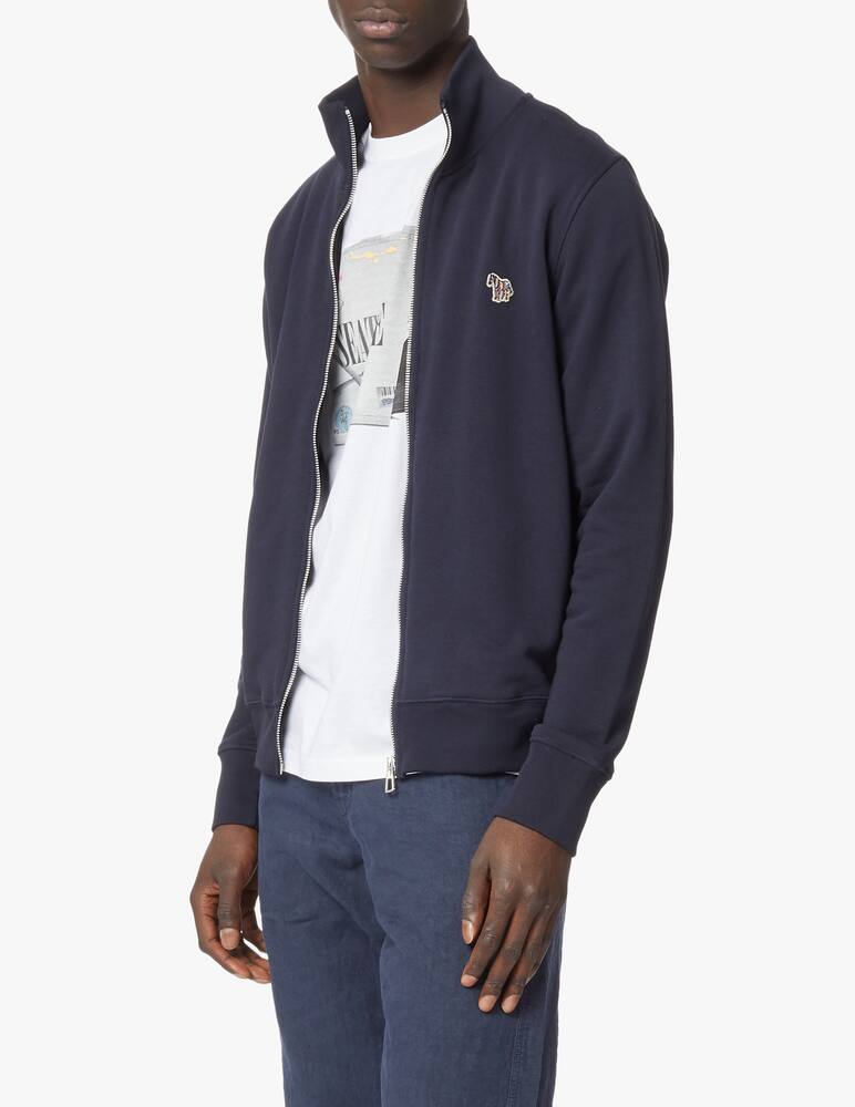 PS Paul Smith Maglia regular con zip zebra - Blu - immagine 4 PS Paul Smith Maglia regular con zip zebra - Blu - immagine 4