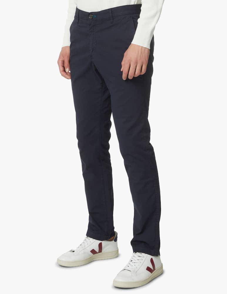 rinascente PS Paul Smith Stretch cotton slim fit chino pant - blue