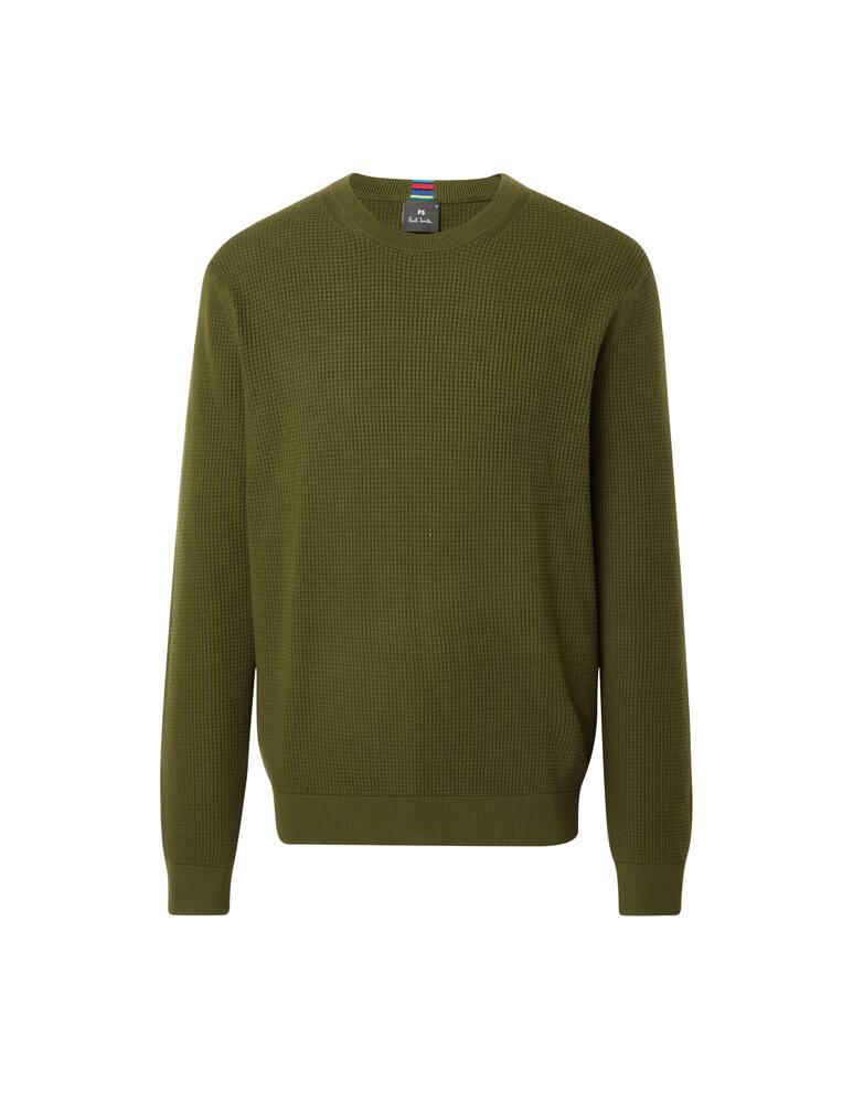 rinascente PS Paul Smith Waffle cotton sweater - green