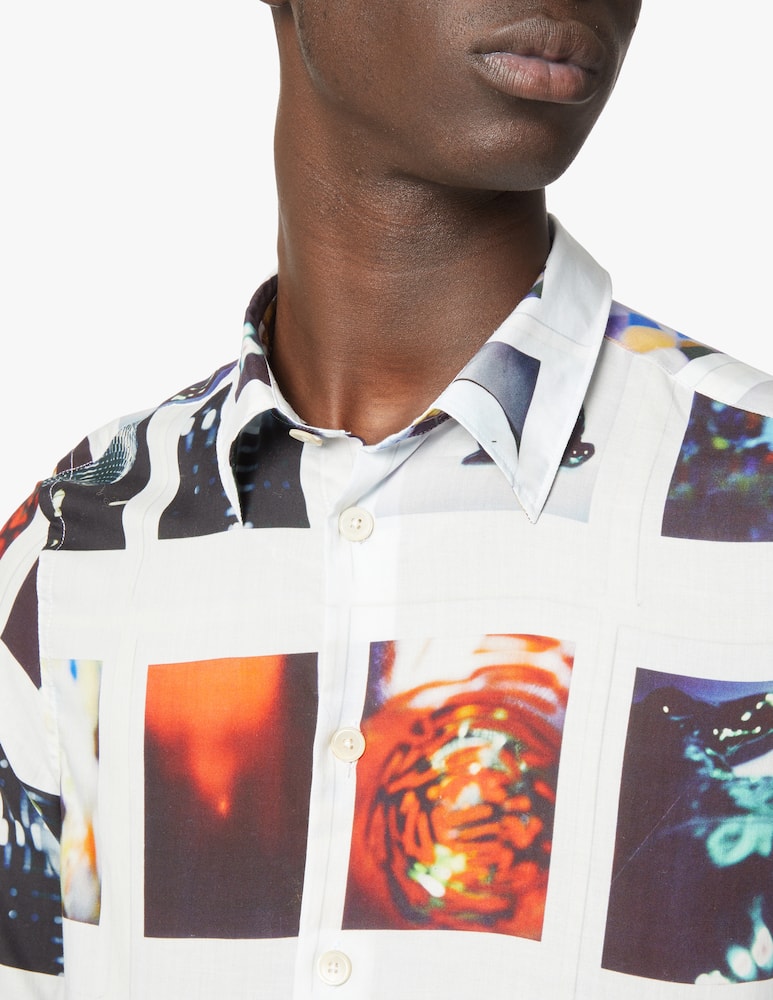 rinascente PS Paul Smith Polaroid shirt - white