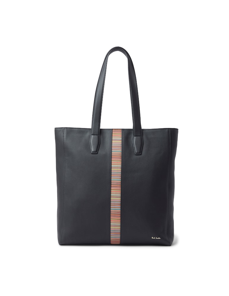 rinascente Paul Smith Striped tote bag - black