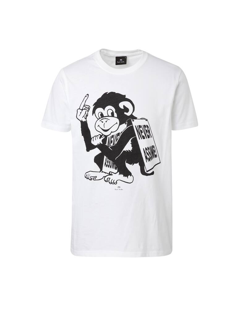 rinascente PS Paul Smith Monkey t-shirt - white