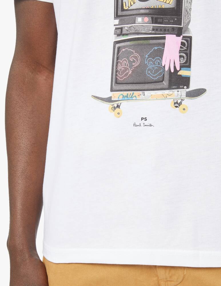 rinascente PS Paul Smith Tv t-shirt - white