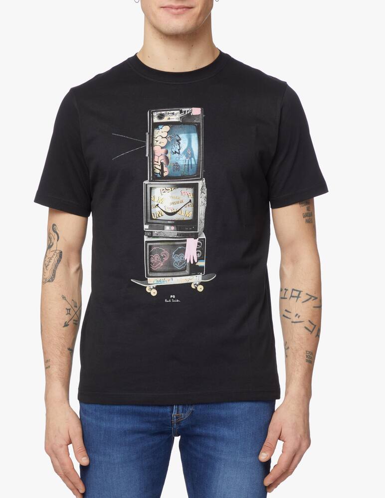 PS Paul Smith Tv t-shirt - black - picture 1