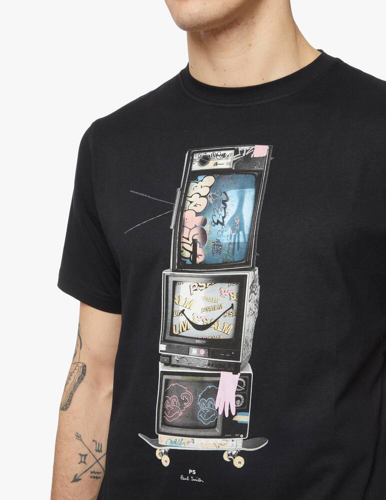 PS Paul Smith Tv t-shirt - black - picture 4