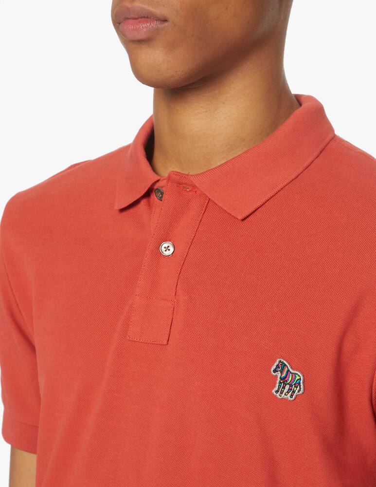 rinascente PS Paul Smith Polo piquet zebra - rosso