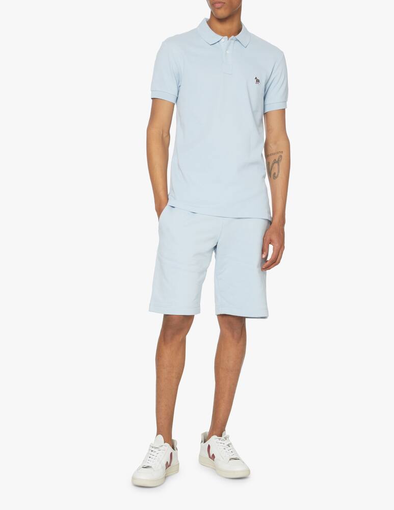 rinascente PS Paul Smith Zebra piquet polo - light blue