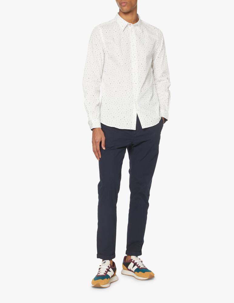 rinascente PS Paul Smith Micro print shirt - white