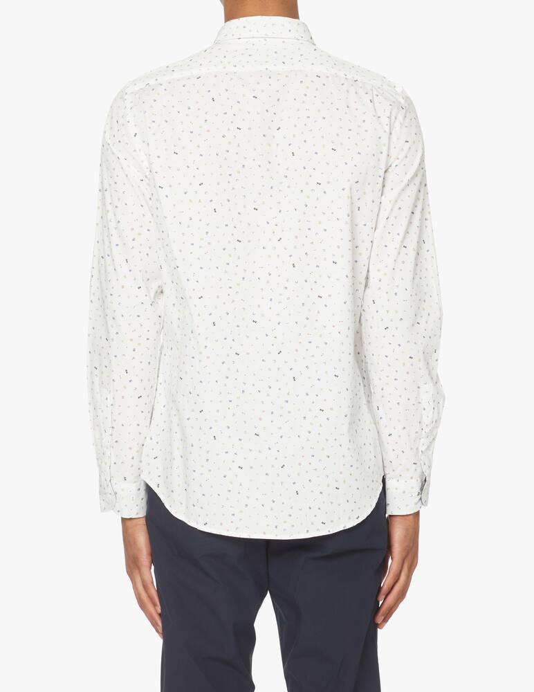 rinascente PS Paul Smith Micro print shirt - white
