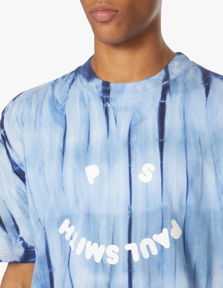 rinascente PS Paul Smith Maglietta manica corta tie dye - azzurro