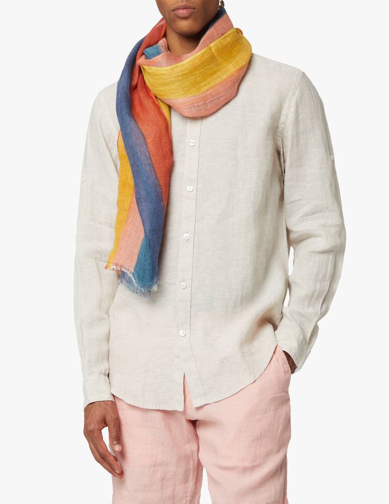 rinascente Paul Smith Sciarpa a righe - arancione