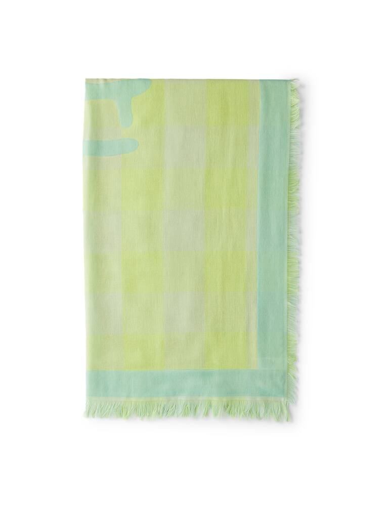 rinascente Paul Smith Cotton check scarf - green