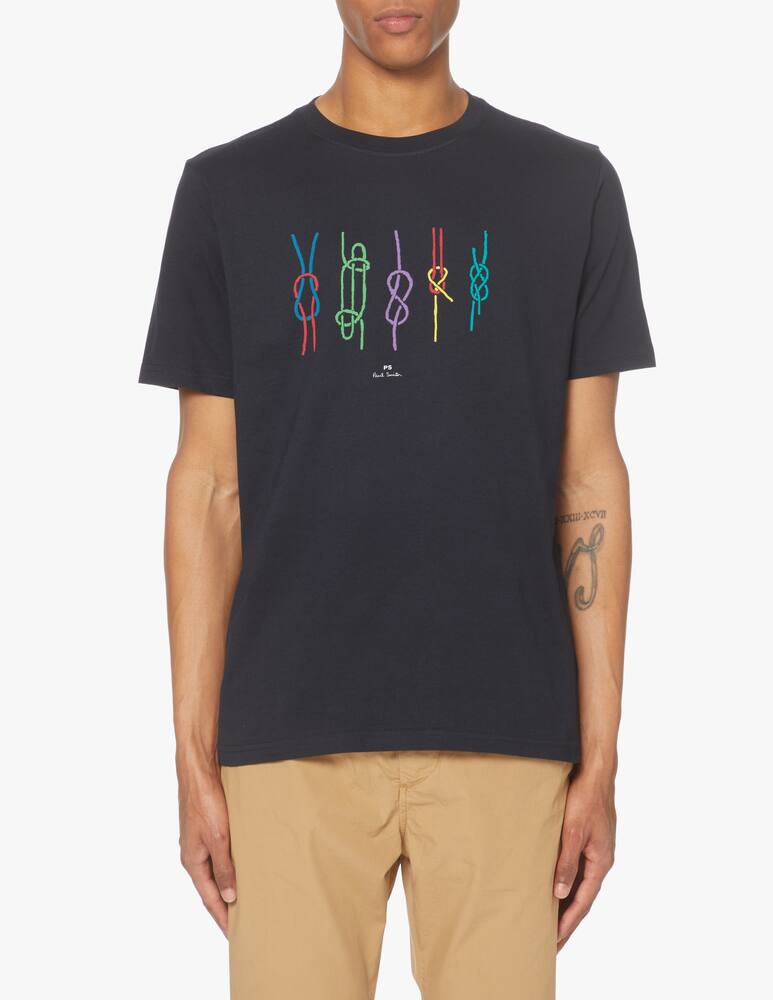 rinascente PS Paul Smith Comics monkey t-shirt - blue