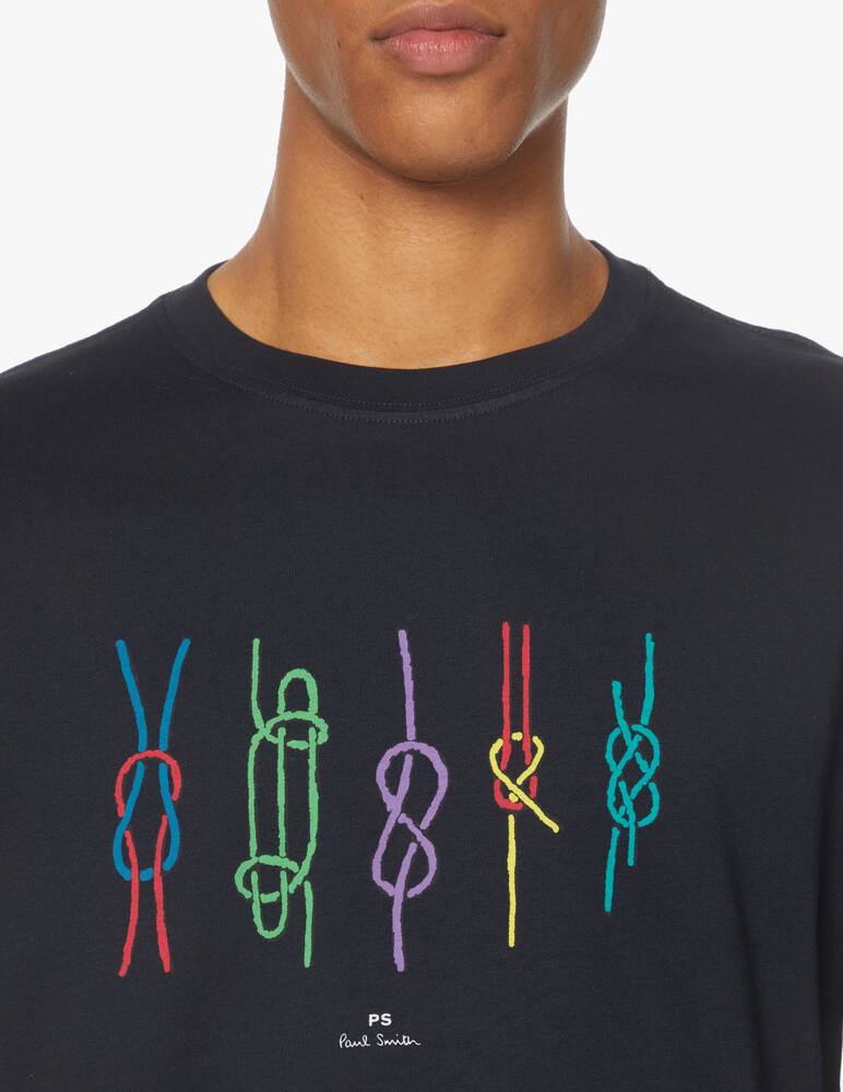 rinascente PS Paul Smith Comics monkey t-shirt - blue