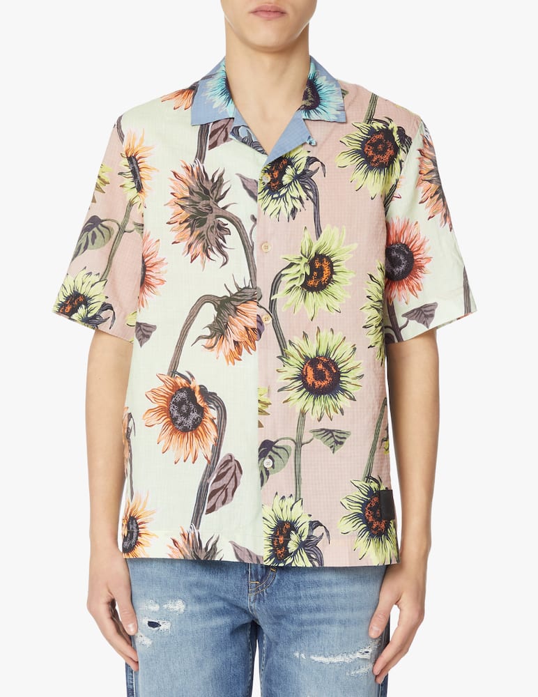 rinascente Paul Smith Maxi sunflower short sleeve shirt - multi